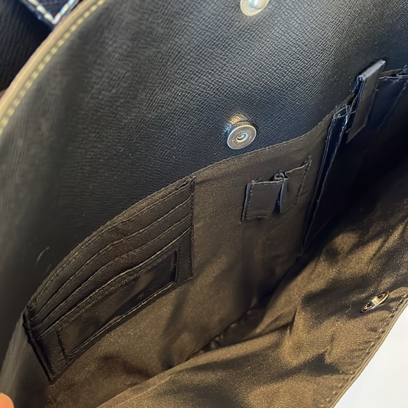 Kenneth Cole REACTION “Big Bag Wolf” Large Black Business Bag Fabric NWT - Picture 11 of 15